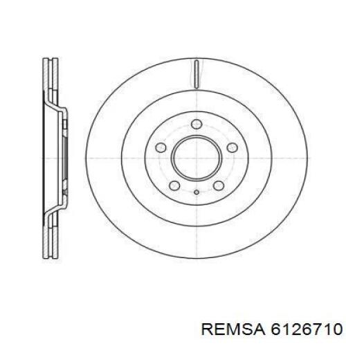 6126710 Remsa диск тормозной задний