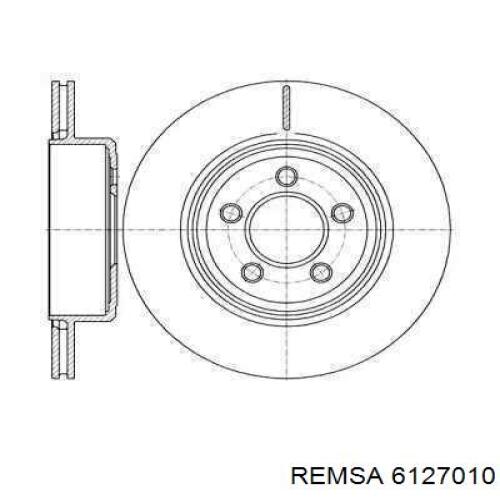 Тормозные диски 6127010 Remsa