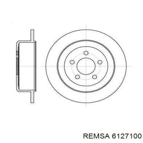 6127100 Remsa Дисковый тормоз
