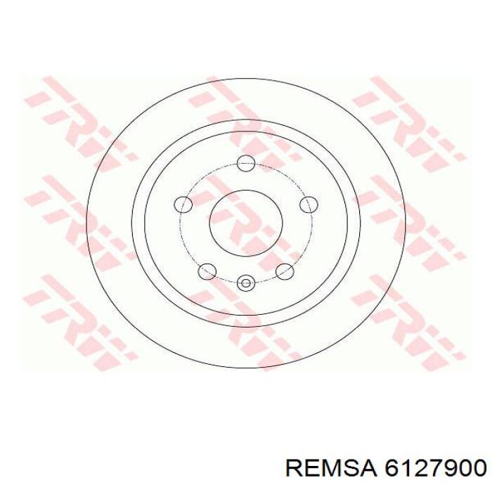 Тормозные диски 6127900 Remsa
