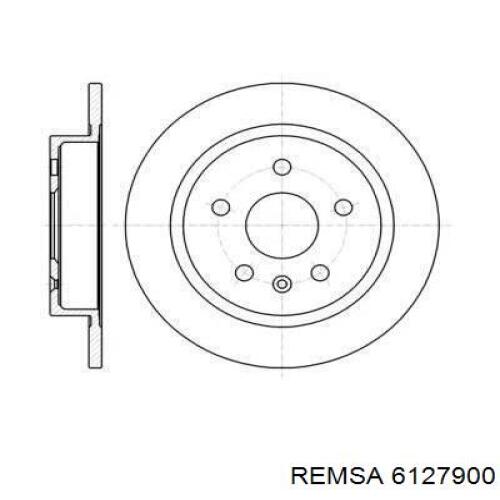 Диск тормозной задний REMSA 6127900
