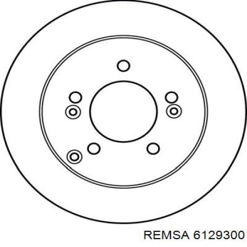 Задний тормозной диск Remsa 6129300 цена, от 36.71 USD