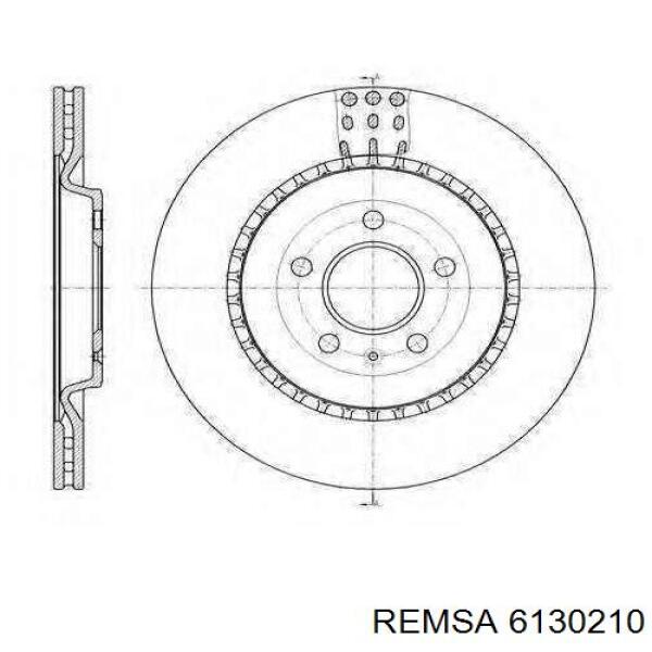 Купить 6130210 Remsa Диск тормозной задний