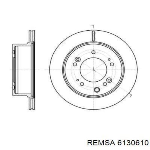 Тормозные диски 6130610 Remsa