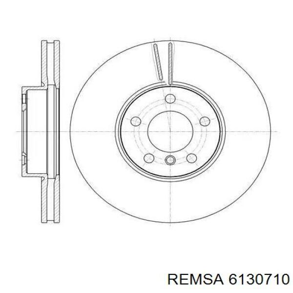 6130710 Remsa диск тормозной передний