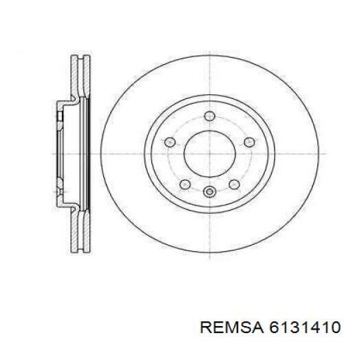 Передние тормозные диски 6131410 Remsa