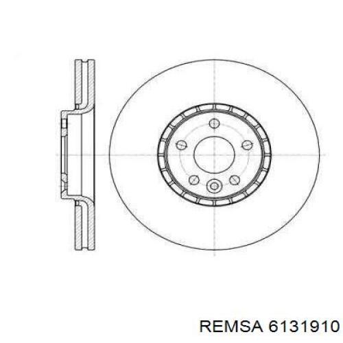 Передние тормозные диски 6131910 Remsa