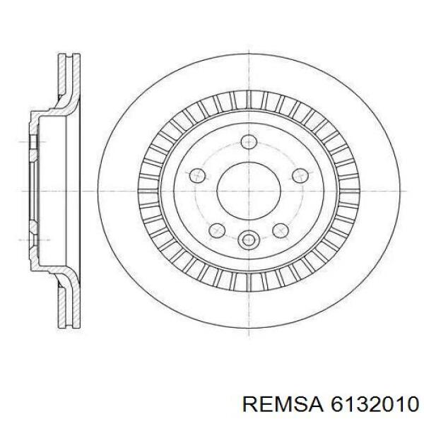 Тормозные диски 6132010 Remsa