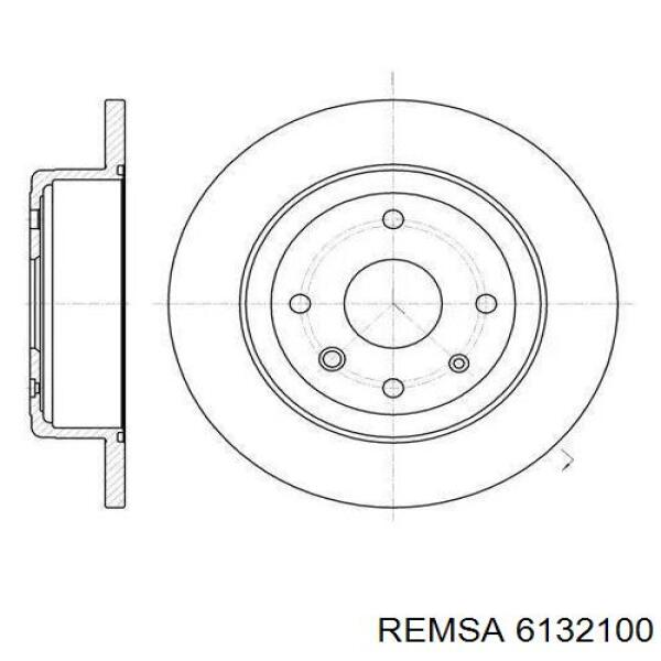 Тормозные диски 6132100 Remsa