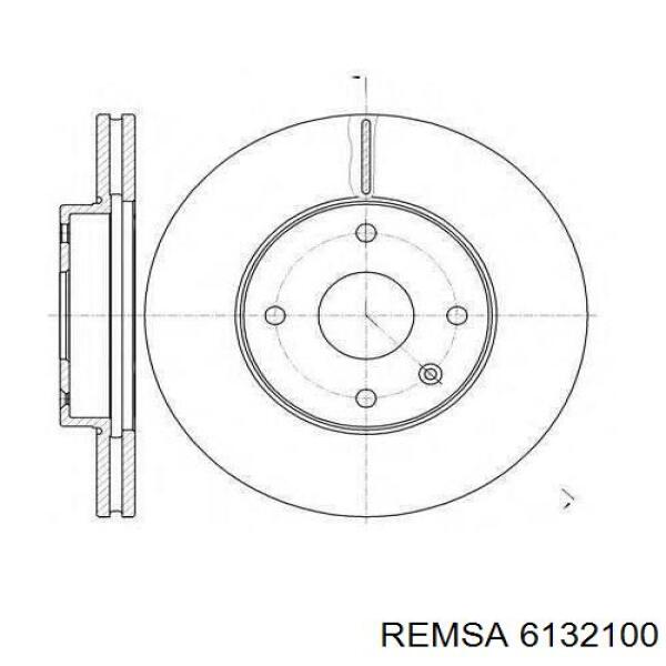 Купить 6132100 Remsa Диск тормозной задний