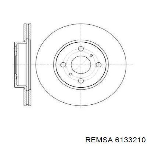 Передние тормозные диски 6133210 Remsa