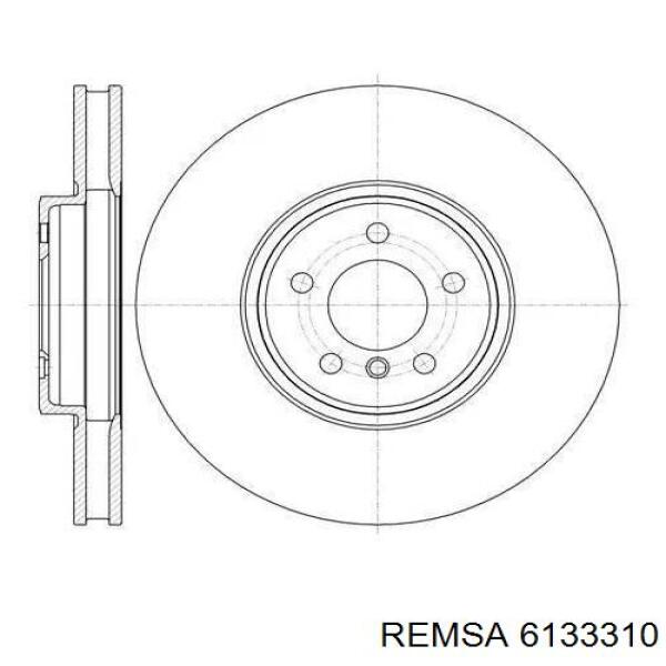 6133310 Remsa диск тормозной передний