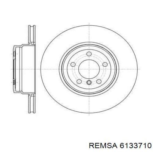 6133710 Remsa диск тормозной задний