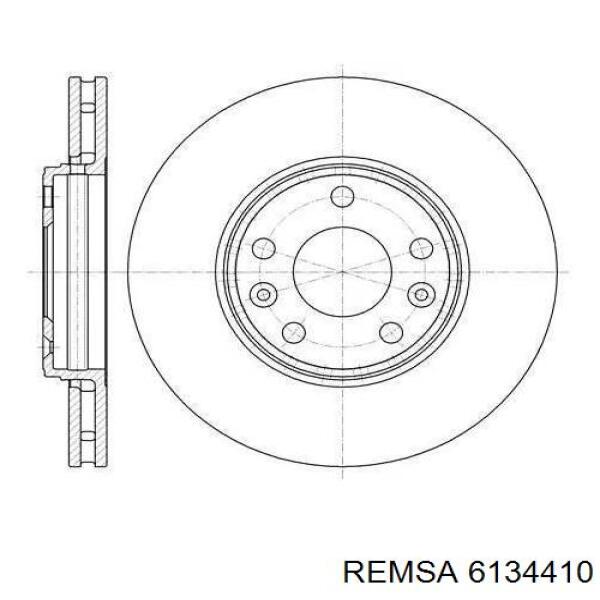 6134410 Remsa диск тормозной передний