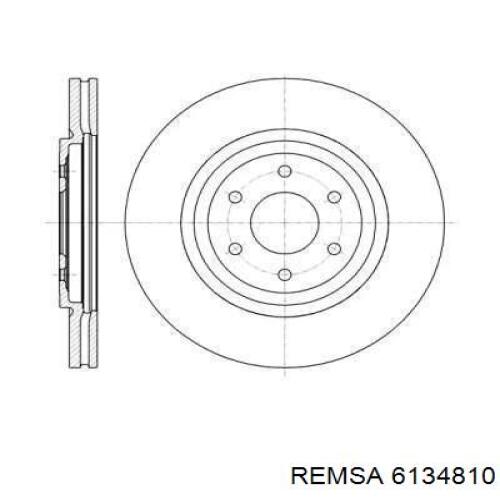 61348.10 Remsa диск тормозной передний