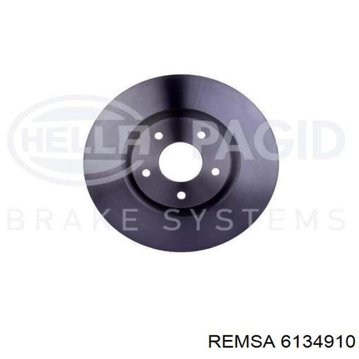 Передние тормозные диски 6134910 Remsa