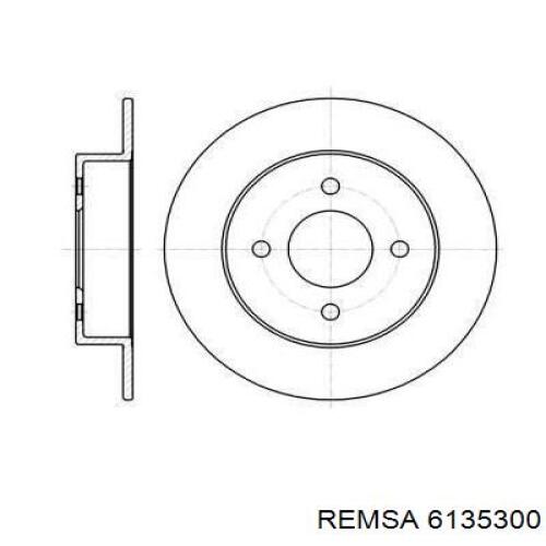 Тормозные диски 6135300 Remsa