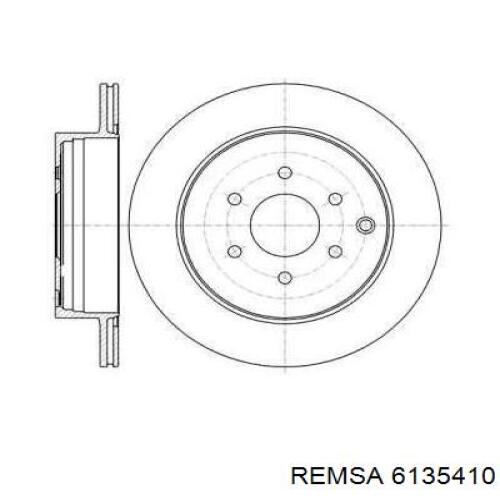 Тормозные диски 6135410 Remsa