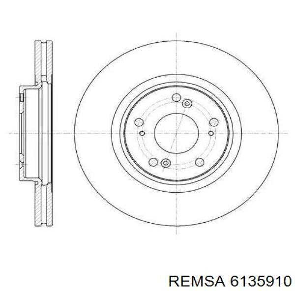 6135910 Remsa тормозные диски