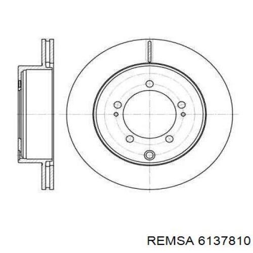 Тормозные диски 6137810 Remsa