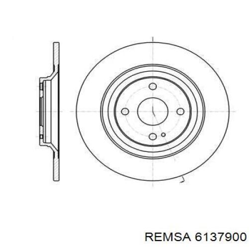 Тормозные диски 6137900 Remsa