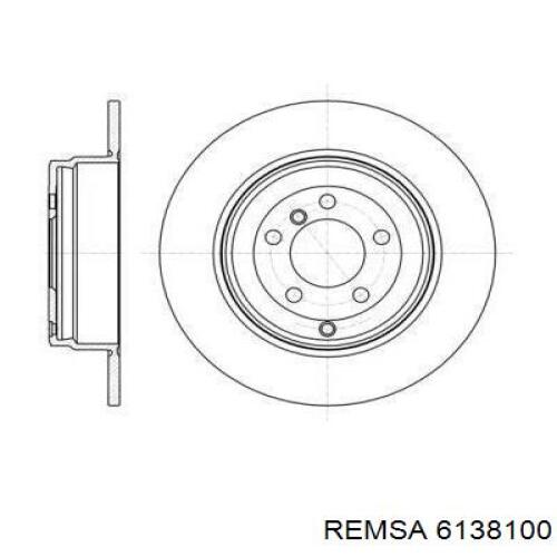 Тормозные диски 6138100 Remsa