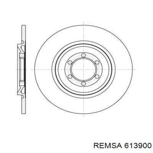 Тормозные диски 613900 Remsa