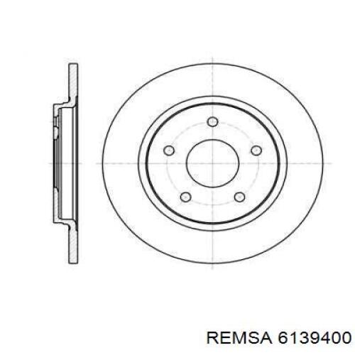 Тормозные диски 6139400 Remsa