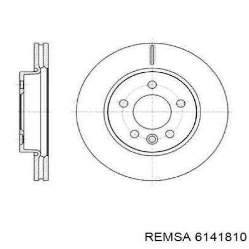 6141810 Remsa Диск тормозной передний