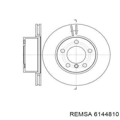 Передние тормозные диски 6144810 Remsa