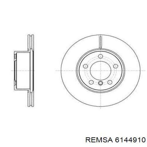 Передние тормозные диски 6144910 Remsa