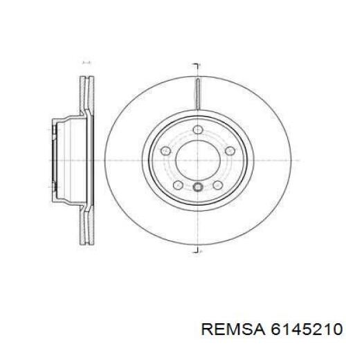6145210 Remsa диск тормозной передний