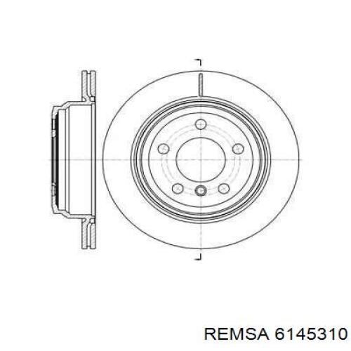 Тормозные диски 6145310 Remsa