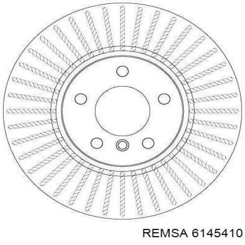 Передние тормозные диски 6145410 Remsa