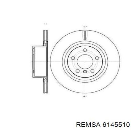 Задний тормозной диск Remsa 6145510 цена, от 55.70 USD