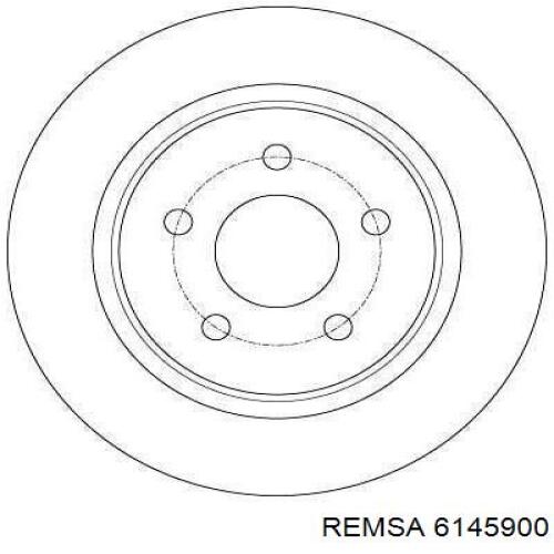6145900 Remsa Дисковый тормоз