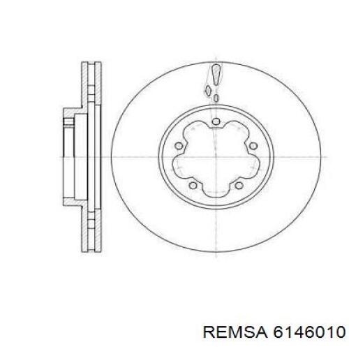 6146010 Remsa диск тормозной передний