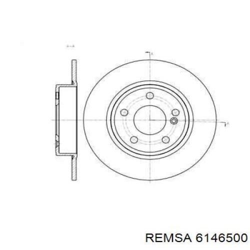 Тормозные диски 6146500 Remsa