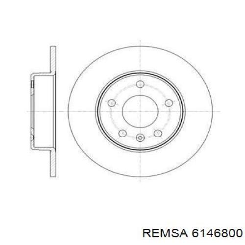 Купить 6146800 Remsa Диск тормозной задний