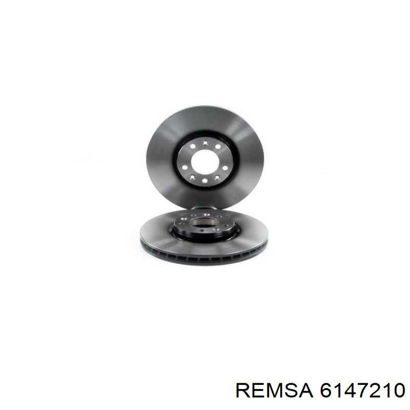 Передние тормозные диски 6147210 Remsa