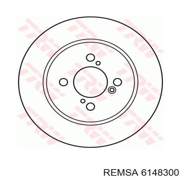 Купить 6148300 Remsa Диск тормозной задний