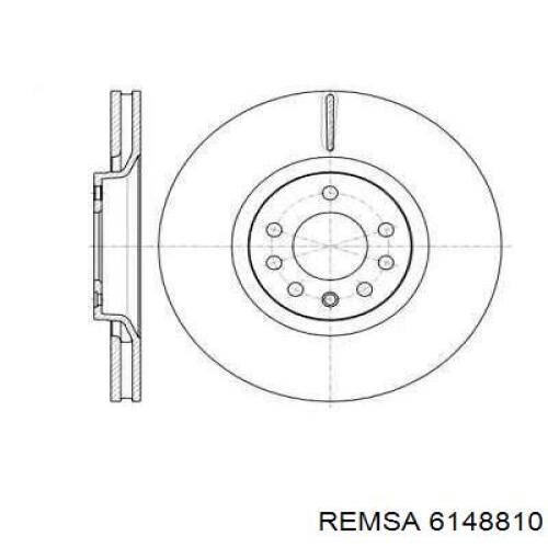 6148810 Remsa диск тормозной передний