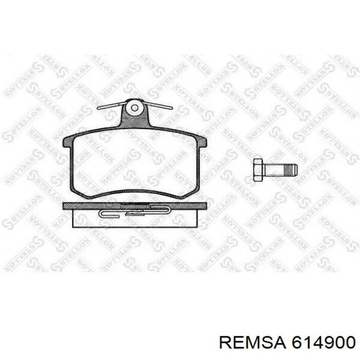 Тормозные диски 614900 Remsa