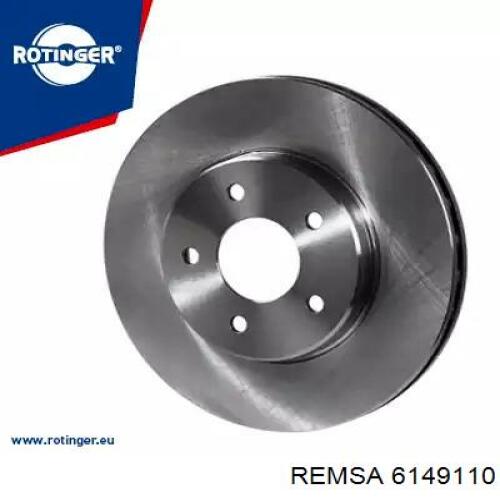 Передние тормозные диски 6149110 Remsa