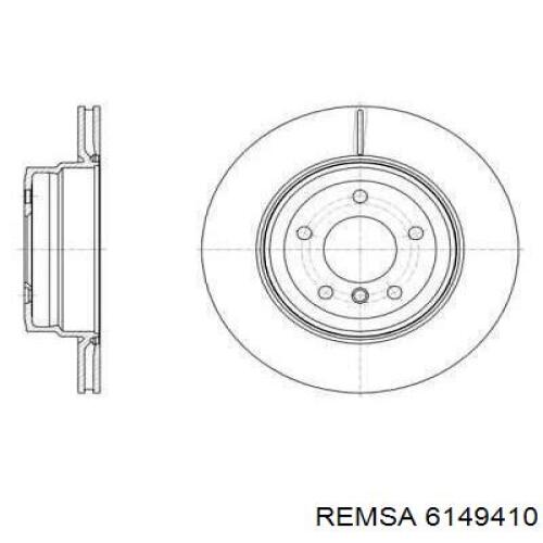 Купить 43914 Febi Диск тормозной задний