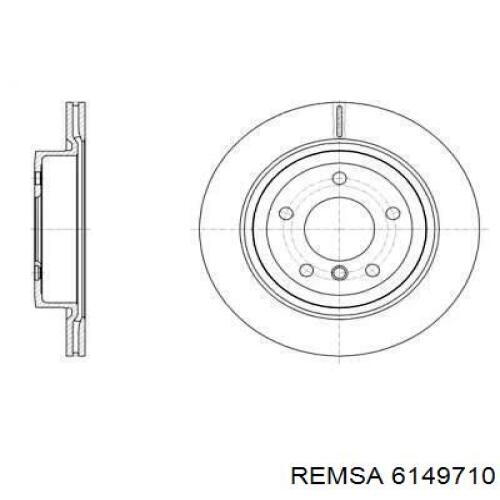 Тормозные диски 6149710 Remsa