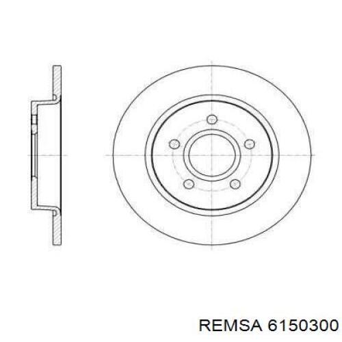 Тормозные диски 6150300 Remsa