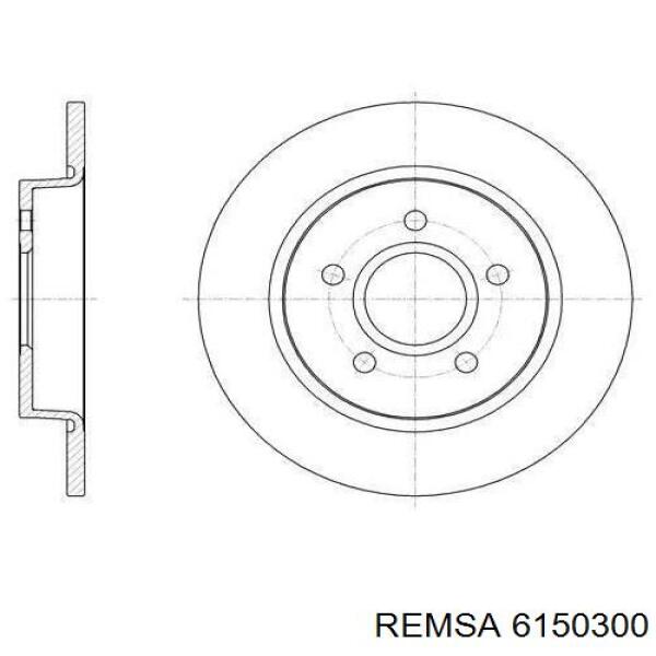 6150300 Remsa Дисковый тормоз