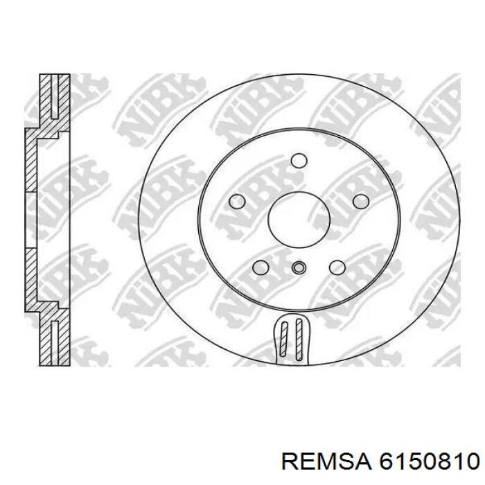 Передние тормозные диски 6150810 Remsa