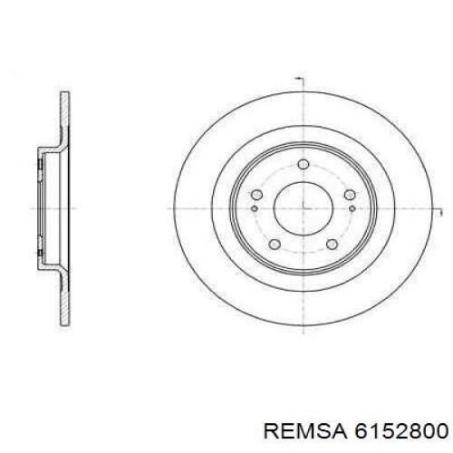 Тормозные диски 6152800 Remsa